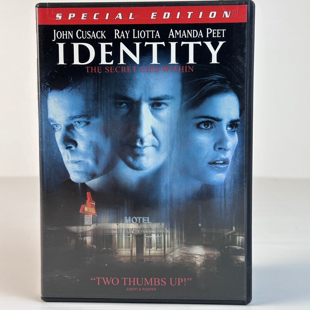 Identity DVD Special Edition 2003 John Cusack Ray Liotta Thriller Movie 00539